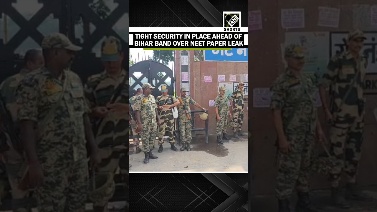 Security tightened at Gandhi Maidan ahead of Bihar Band call over NEET paper leak issue