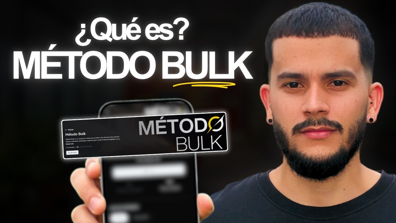 Método Bulk | ¿Qué es Método Bulk?⚡TE MUESTRO CÓMO ES POR DENTRO