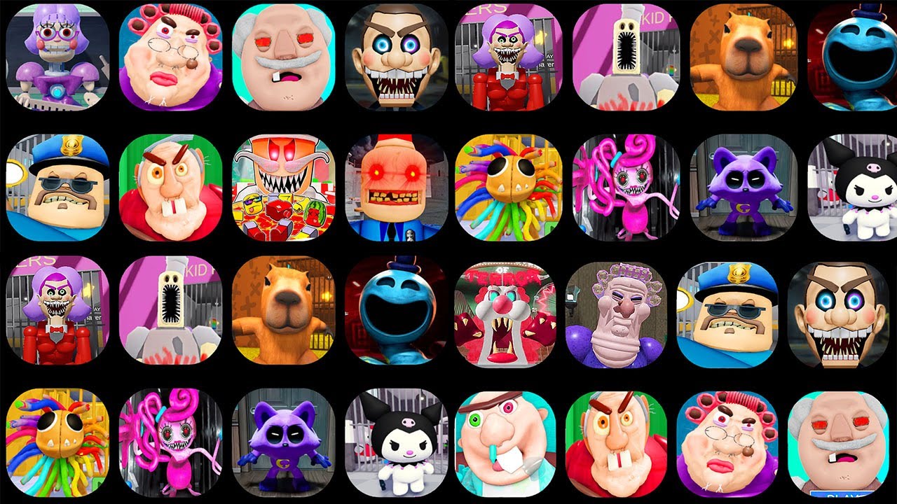 ESCAPE MISS ANI-TRON’S DETENTION (SCARY OBBY), ESCAPE EVIL GRADMA,  ESCAPE MR FUNNY'S TOYSHOP#roblox