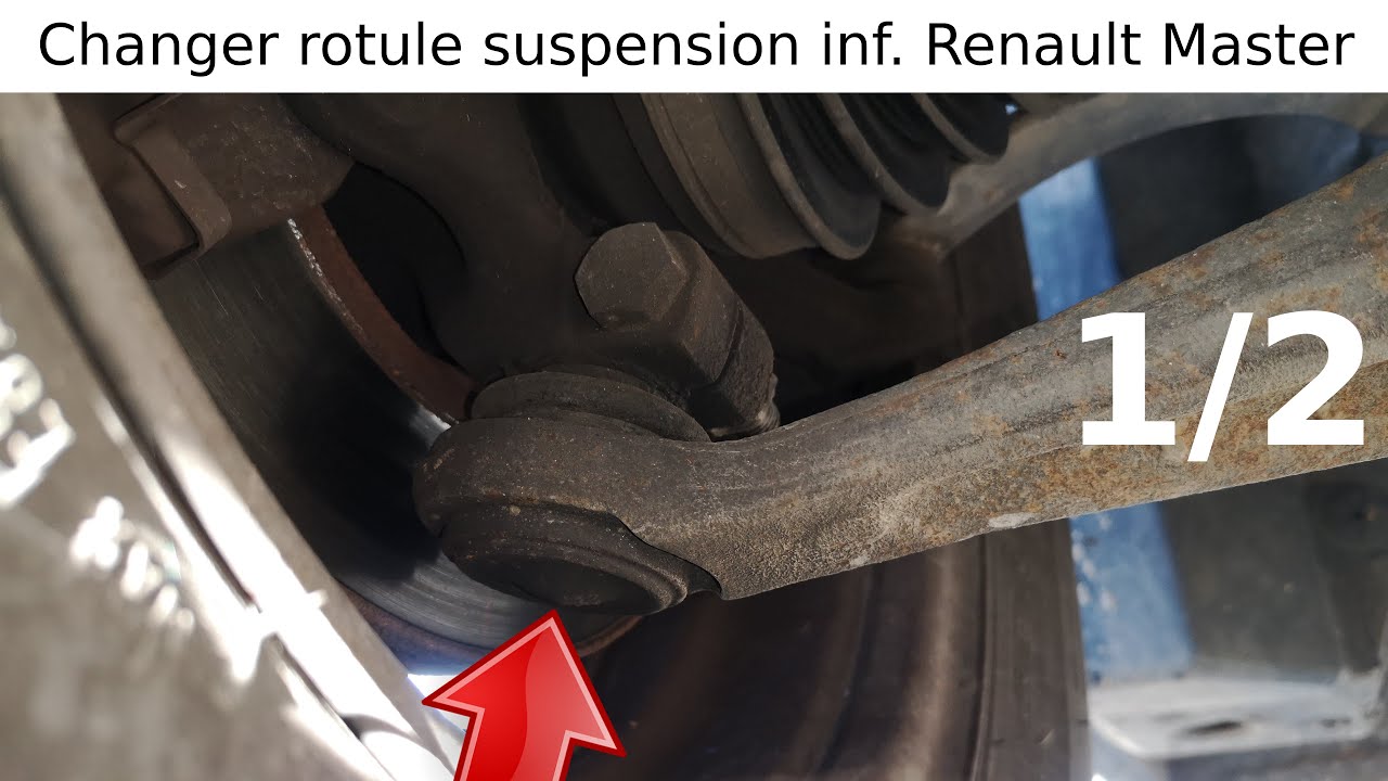 Tuto: Comment changer la rotule de suspension inférieure d'un Renault Master, Movano, Interstar 1/2