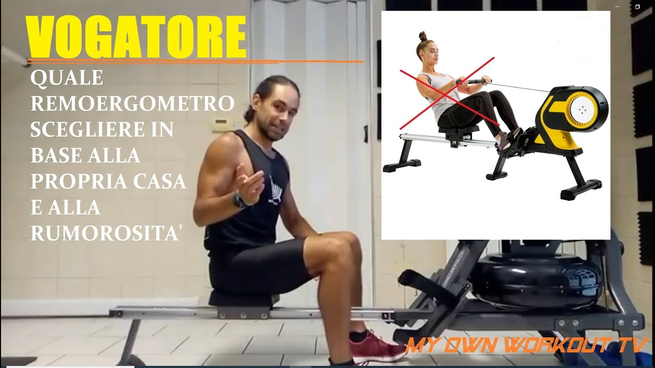 VOGATORE (Remoergometro) - Quale scegliere in base alla propria casa e alla rumorosit&agrave; 💊