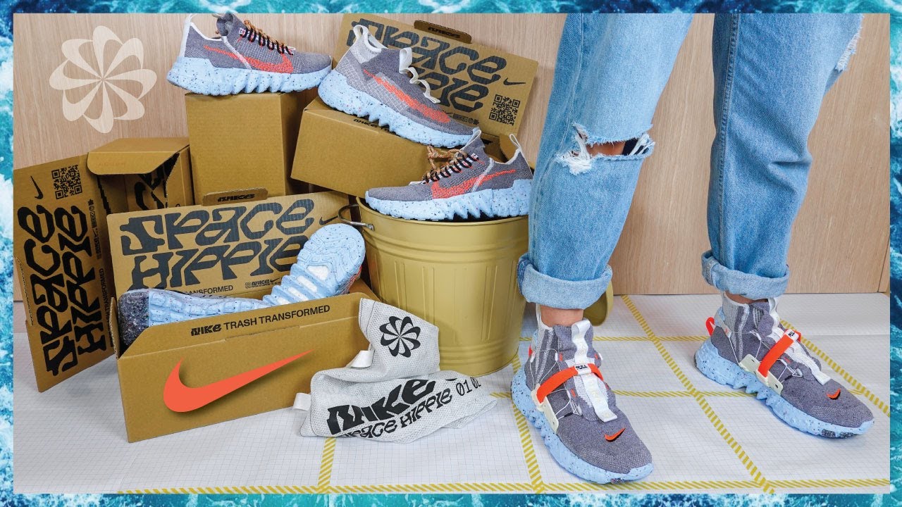 TRASH Nike Sneakers | Space Hippie 01, 02, 03, 04 Review + On Feet