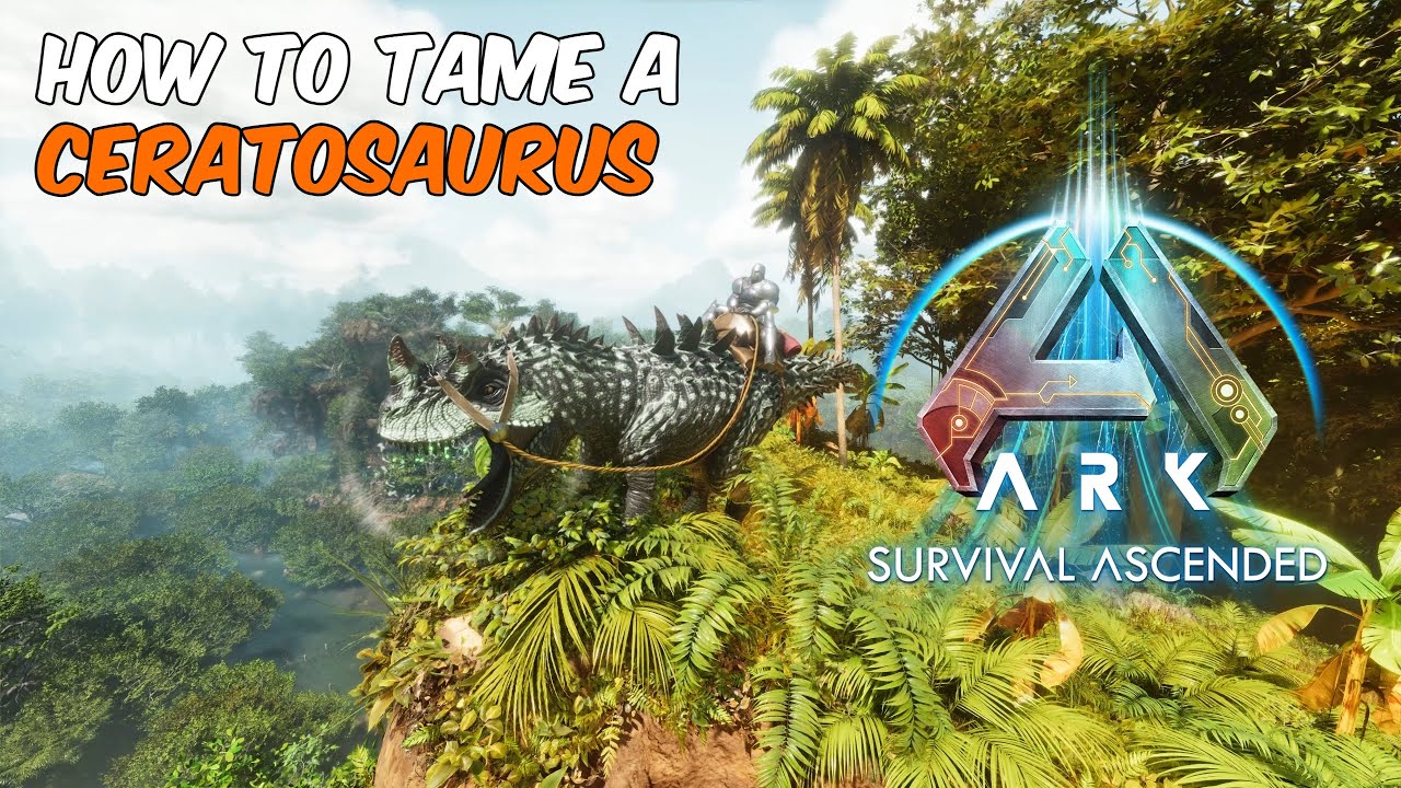 Как приручить цератозавра в ARK Survival Ascended #ark #ceratosaurus #arksurvivalascended