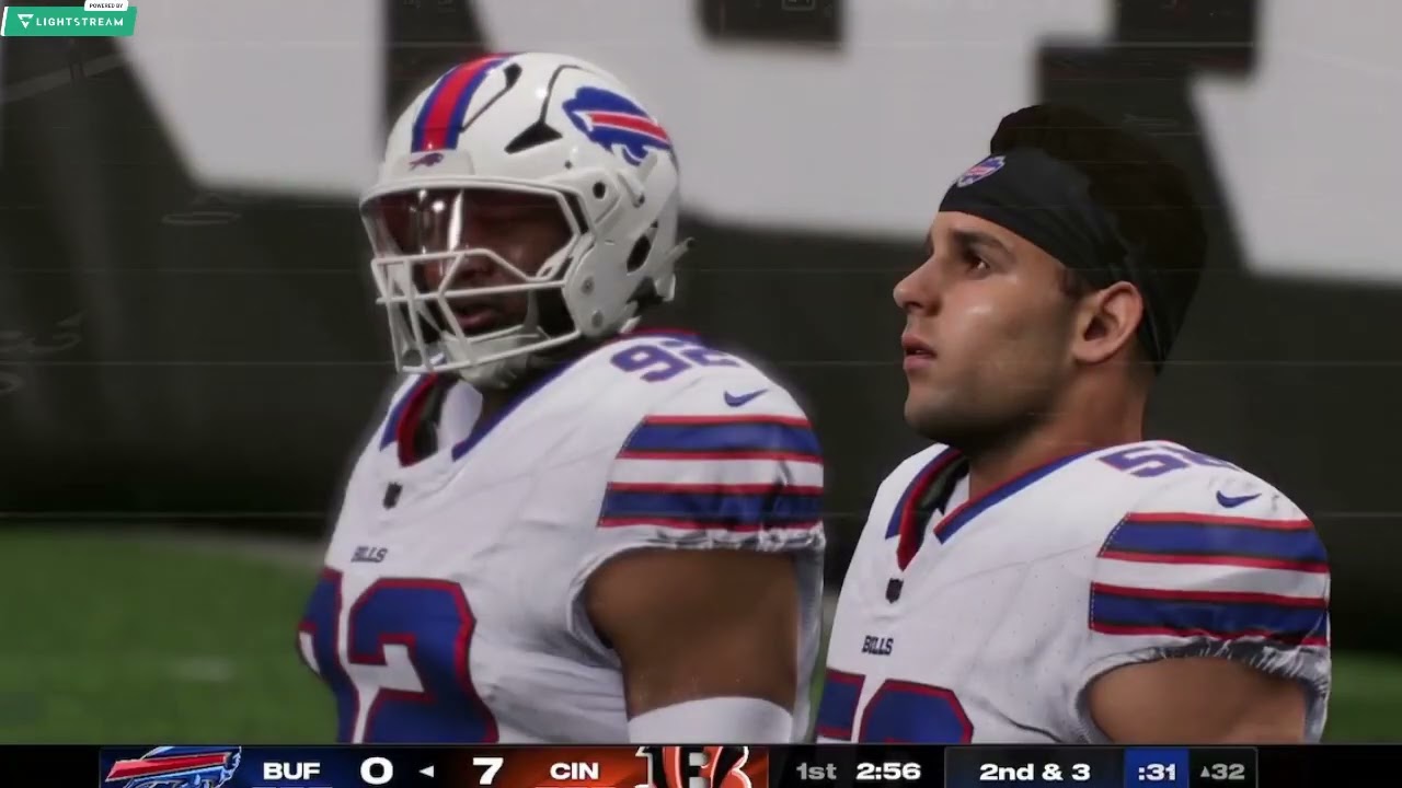 Highlight: Madden NFL Match Bills Vs Bengals Gameplay Happy Wednesday