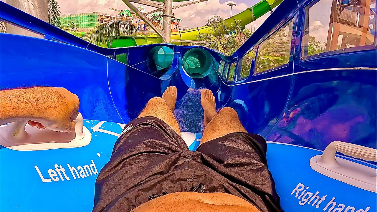 Duo Racing Water Slide at SplashMania Waterpark