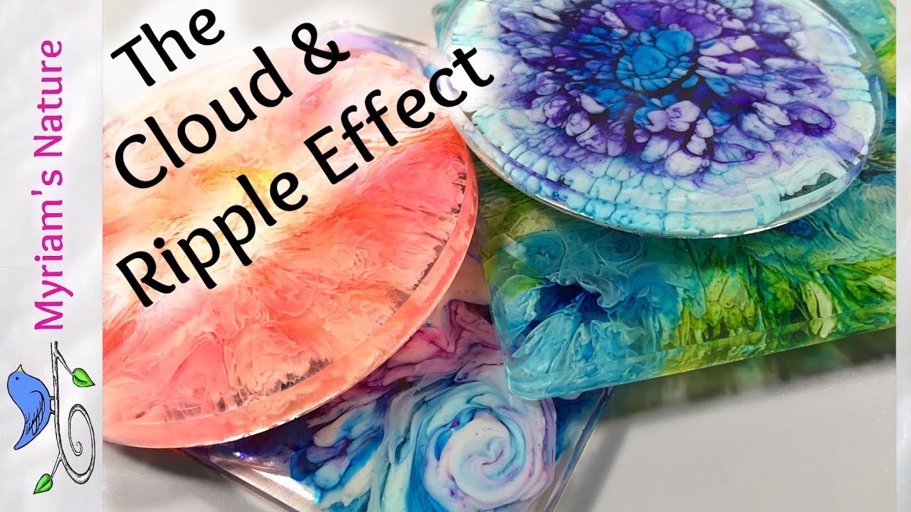 157] Beautiful NEW Look to ALCOHOL INK in RESIN ☁️ No White Spots EVER - Lots of Examples
