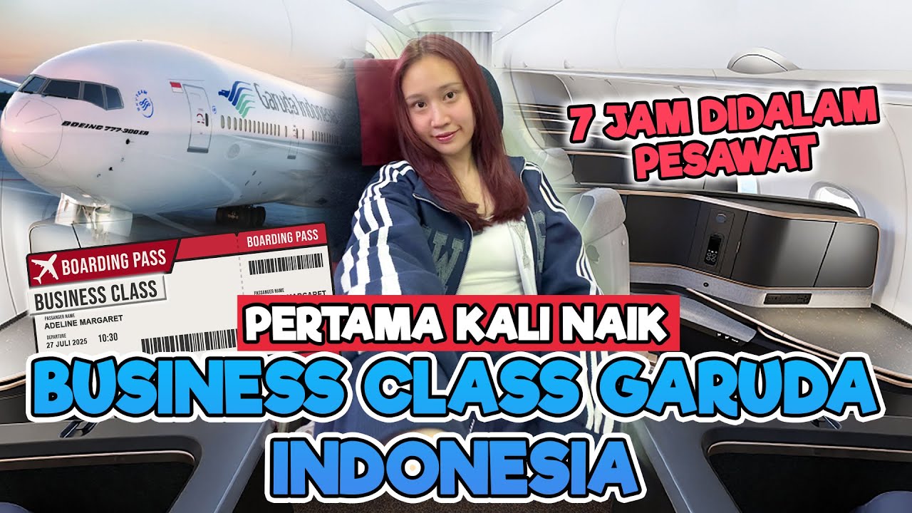 REVIEW PESAWAT BUSINESS CLASS GARUDA DARI JAKARTA KE SHANGHAI !!