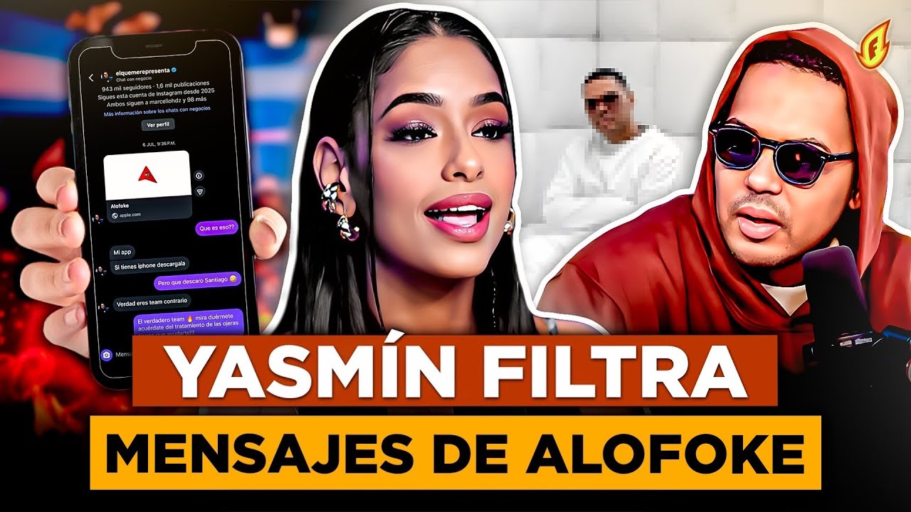 YASMÍN ABRE PECHITO Y MUESTRA MENSAJES DE SANTIAGO MATÍAS TRAS AMENAZARLA POR INSTAGRAM