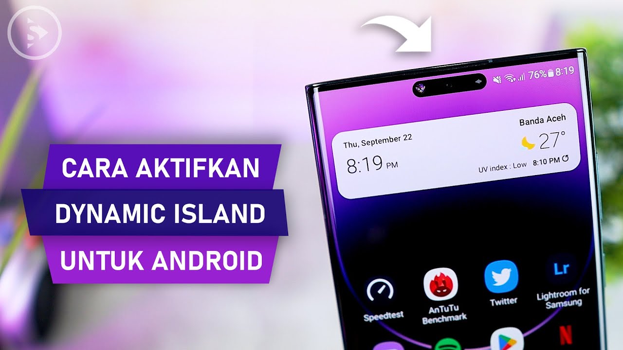 Akhirnya‼️ Dynamic Island Untuk Android yang Paling Mirip - Cara Aktifkan Dynamic Island di Android