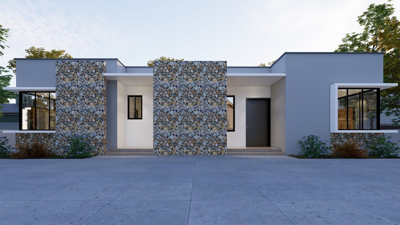 Modern 4 Bedroom House Design | 10m x 16m
