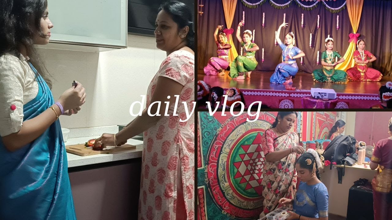 Sunday vlog || Dance program || ಪಾವನಿ  ಡಾನ್ಸ್ ಪ್ರೋಗ್ರಾಂ 🥰 || Bharatanatyam