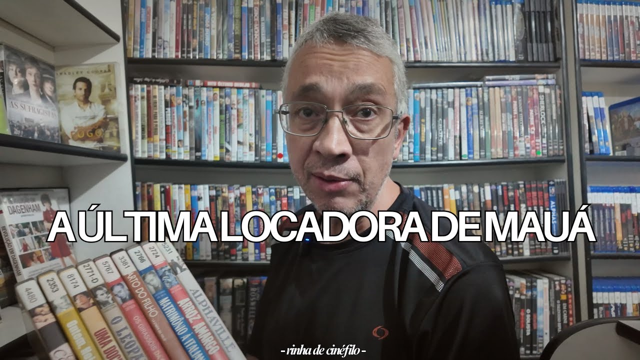 Nostalgia pura na última Locadora da Cidade! Sene Vídeo em Mauá.