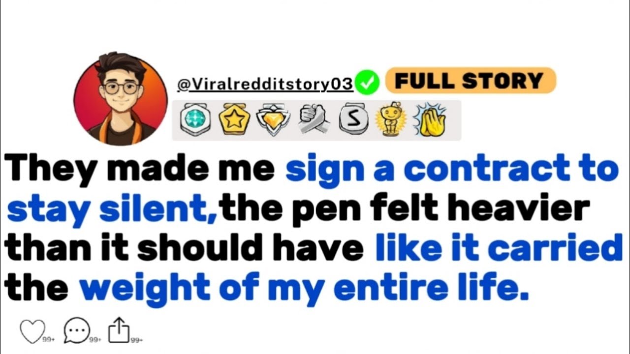 [FULL STORY] They Made Me Sign A Contract To Stay Silent The Pen Felt Heavier..