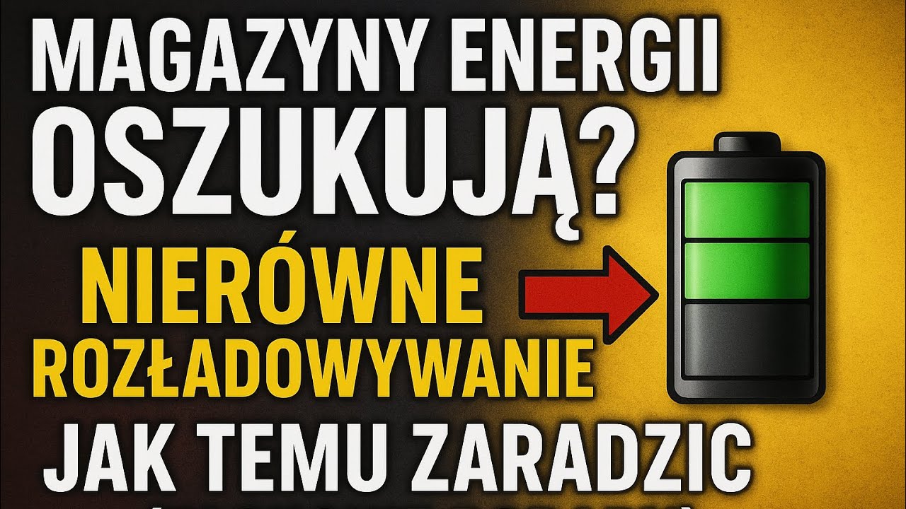 Magazyny energii OSZUKUJĄ? 🔋 Nier&oacute;wne rozładowywanie &ndash; jak temu zaradzić (fachowe porady)