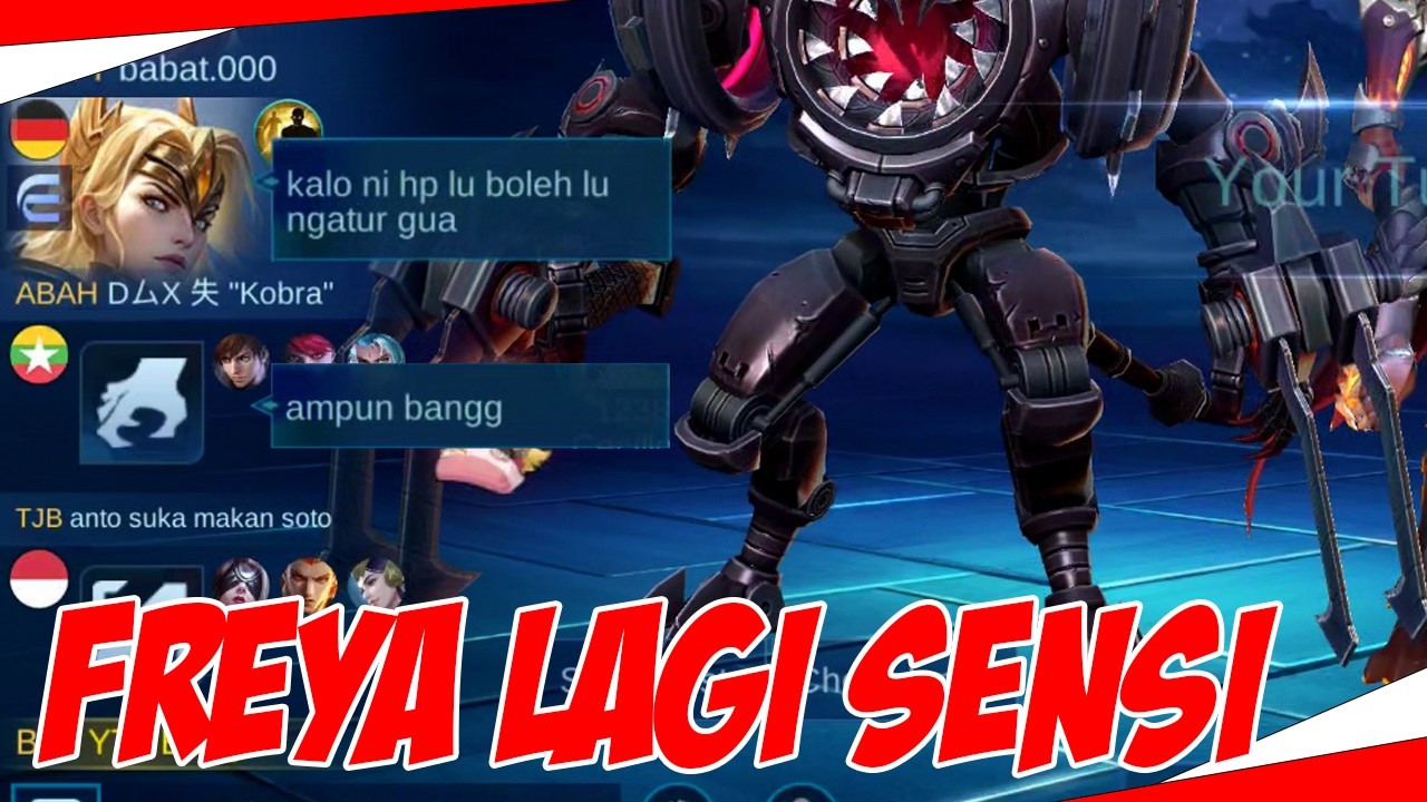 FREYA LAGI BADMOOD DAN MENGELUARKAN KELUH KESAHNYA DI MLBB - MOBILE LEGENDS BANG BANG