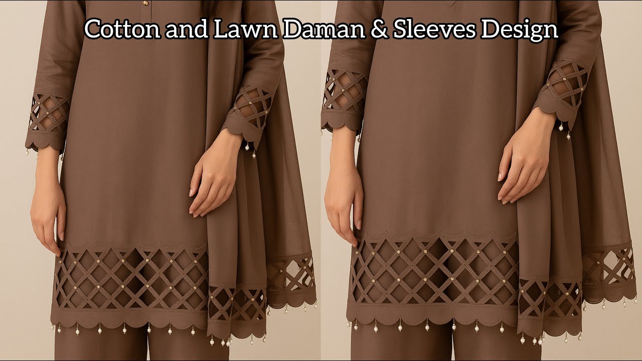 Trendy & Unique Daman Design _ Latest Dress Design _ Stylish Dress Design _ Sleeves design