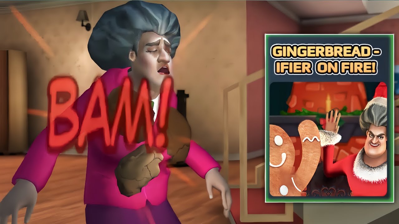 Gingerbread Ifier 😱 | Scary Teacher 3D New Secret Mission | Horror Funny Gameplay