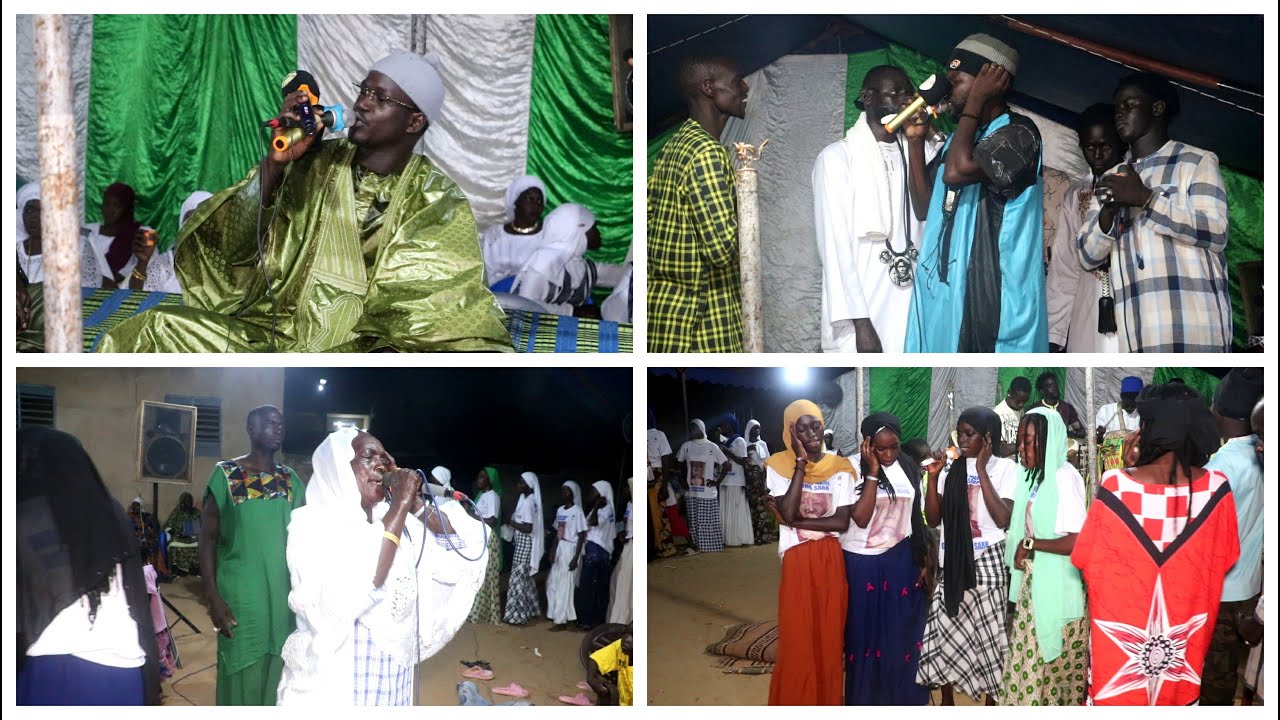 GAMOU DAROU SARR 2025 : Admirez la belle prestation des DAHIRA lors du GAMOU...
