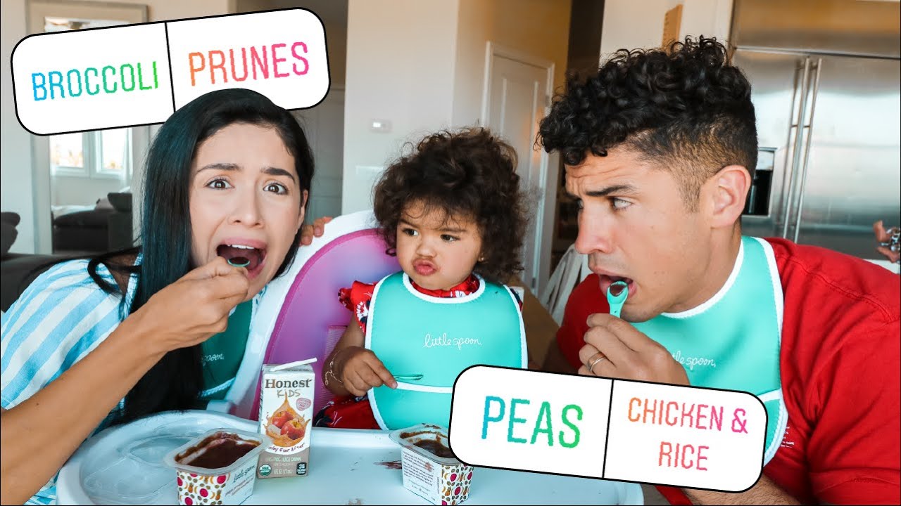EATING ONLY WHAT OUR BABY EATS FOR 24 HOURS