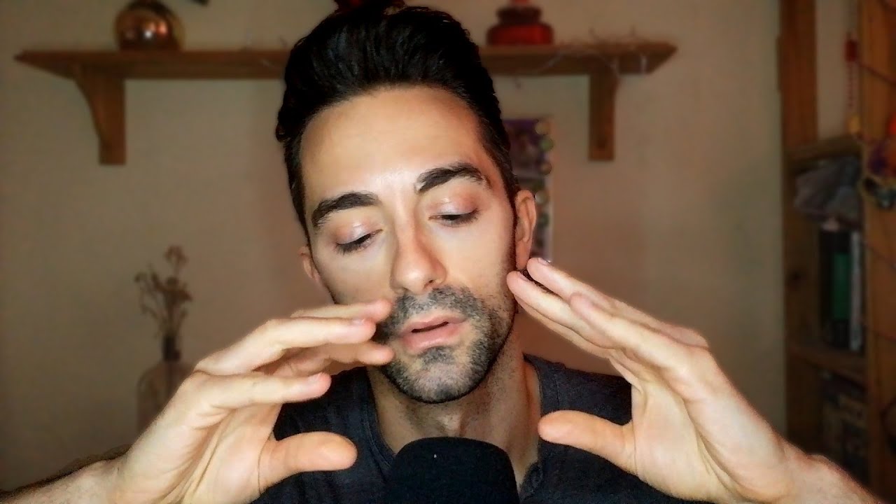 Male ASMR Tongue Clicks, Hand Sounds & Low Wet Whispers to melt your brain and relax