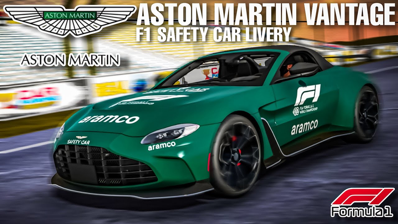 Aston Martin Vantage Roadster F1 Safety Car Livery | Car Parking Multiplayer
