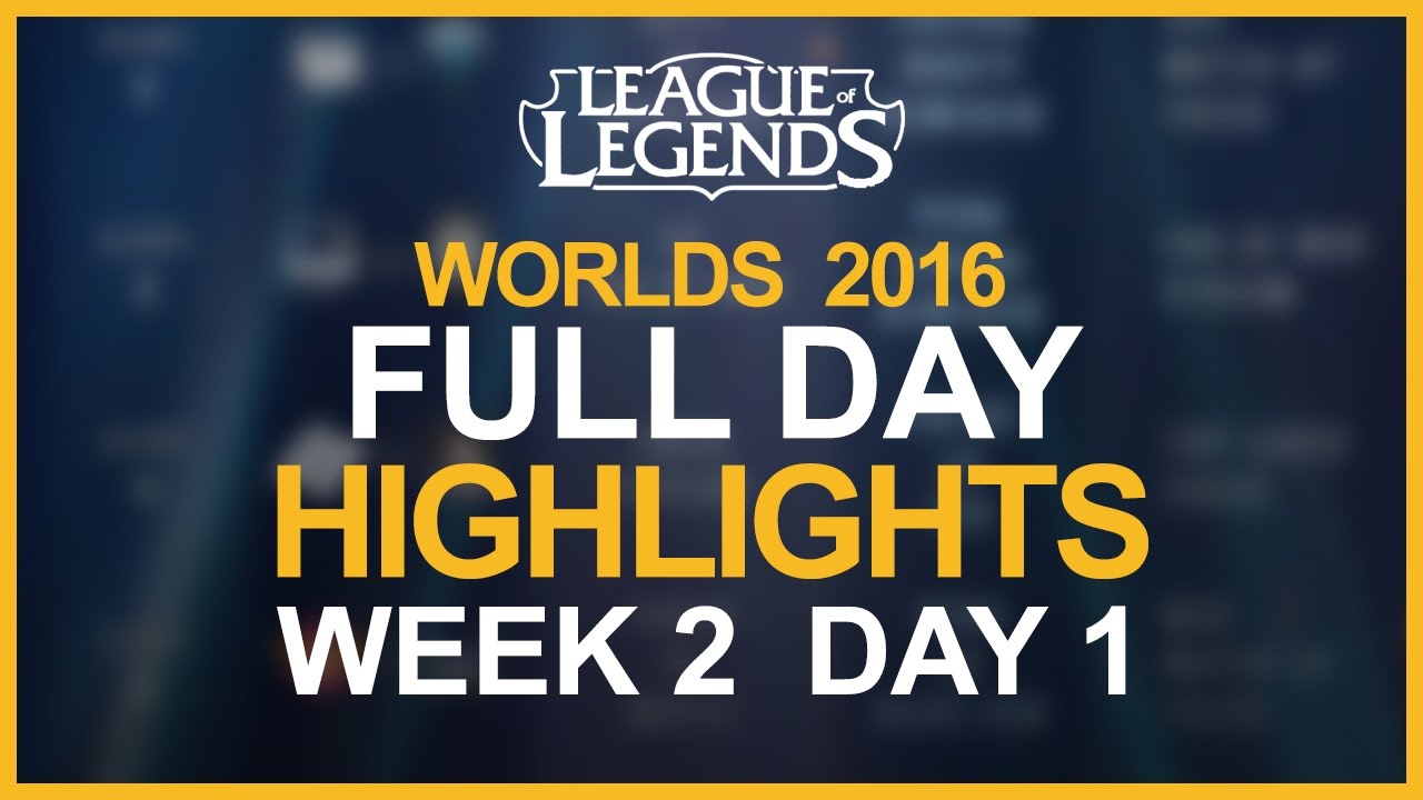 Worlds 2016 Highlights W2D1: G2 vs ROX, ANX vs CLG, CLG vs G2, ANX vs ROX, G2 vs ANX & ROX vs CLG
