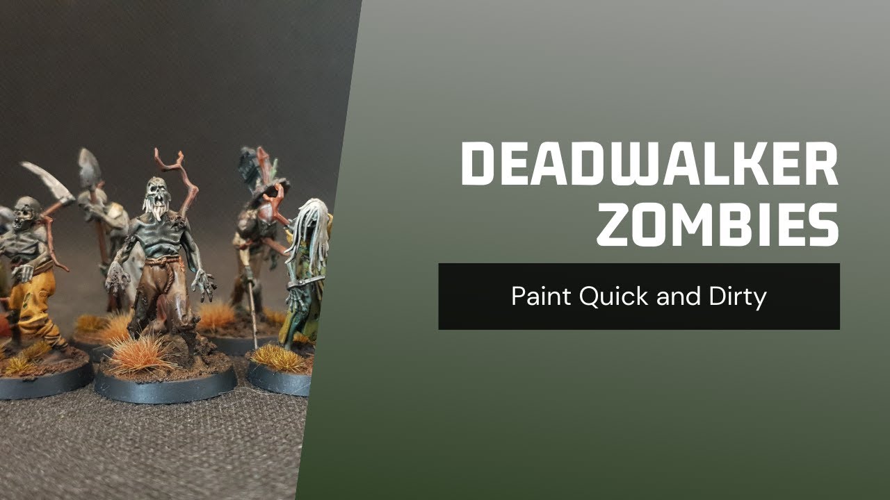 Deadwalker Zombies Painting Tutorial (German/Quick and Dirty)