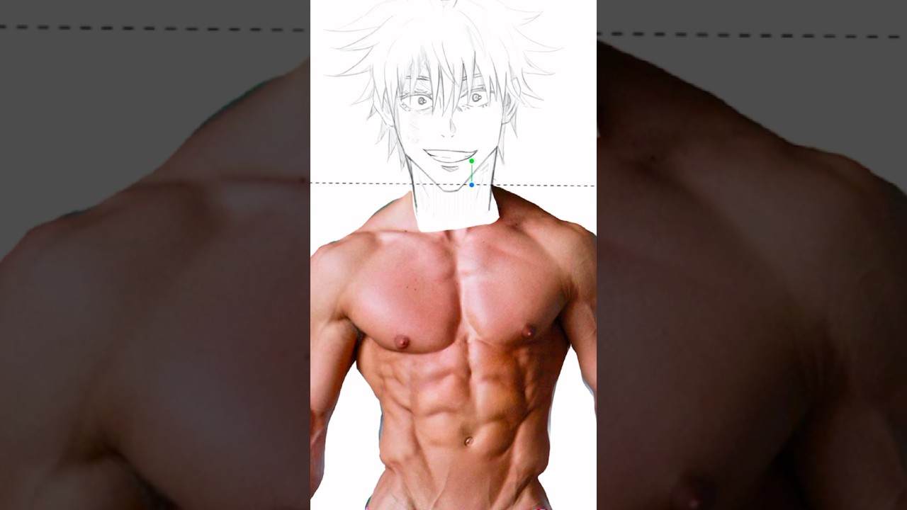 How to draw the male torso😎✍️#drawing #art #arttutorial