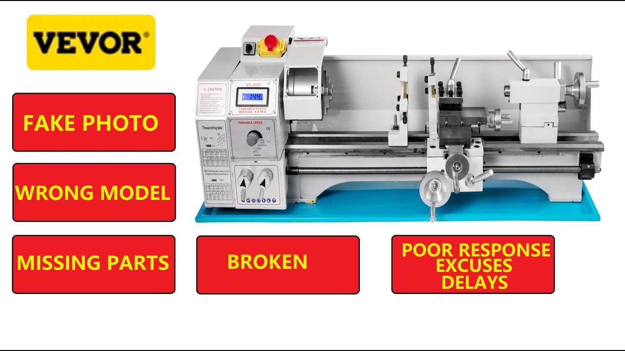 VEVOR Mini Metal Lathe story MX-600A MX-600B #mini lathe #Chinese #vevor