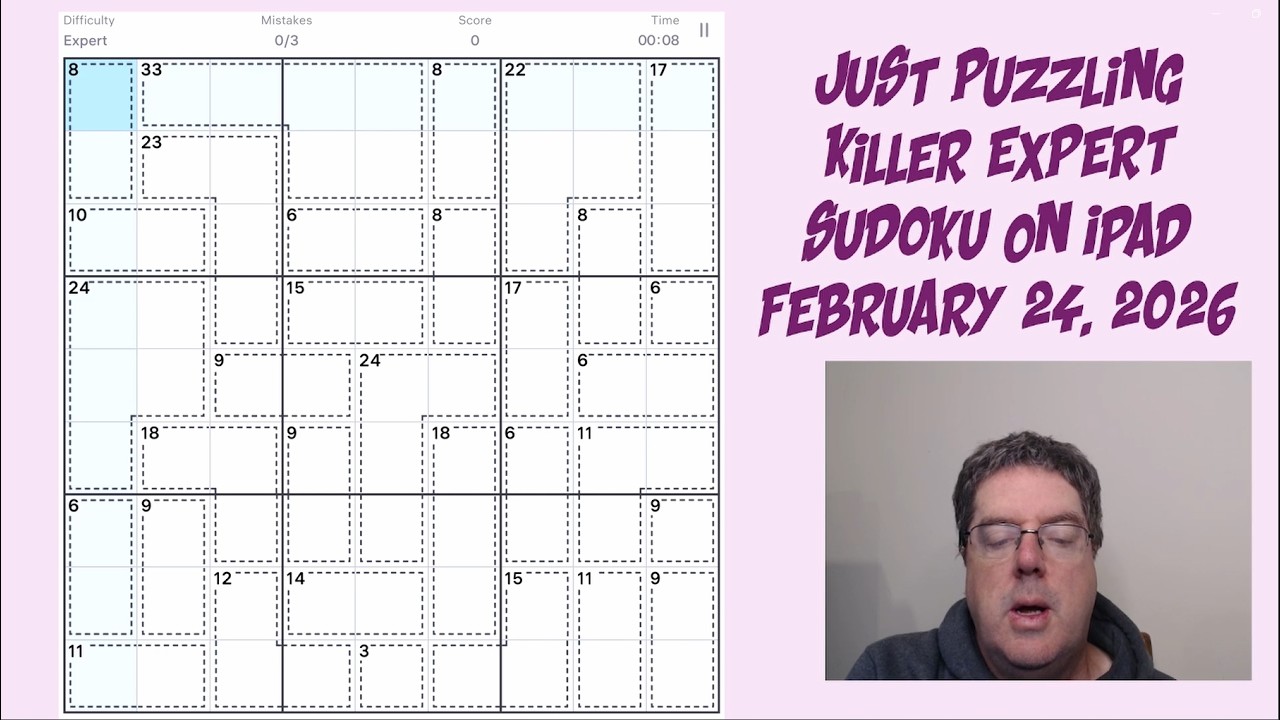 Learning Killer Sudoku By Doing and Explaining | February 24 2026
