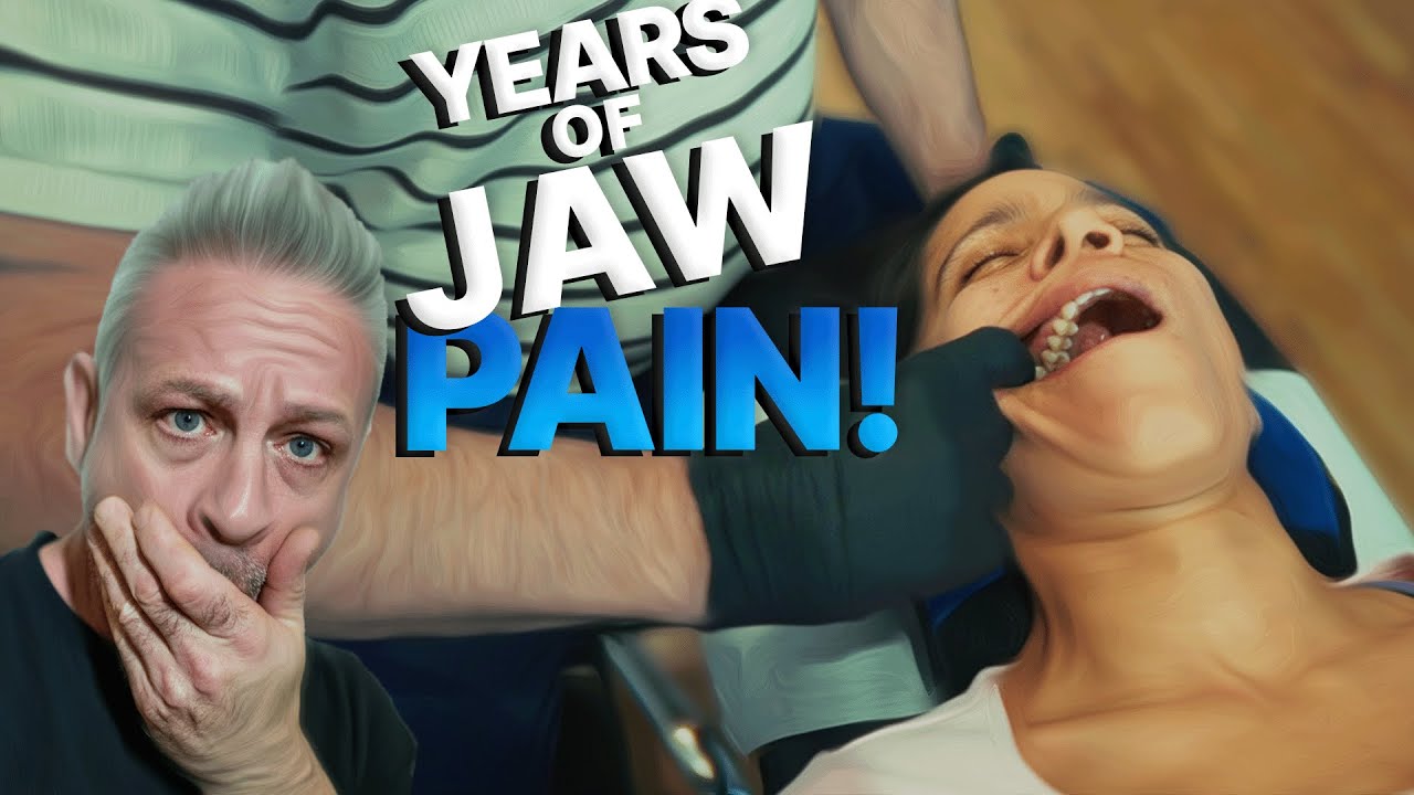 EXTREME TMJ Pain for YEARS ~ JAW CLICKS Every Time it Opens! (HUGE RELEASE) 🫣🤯 #jawpain #neckpain