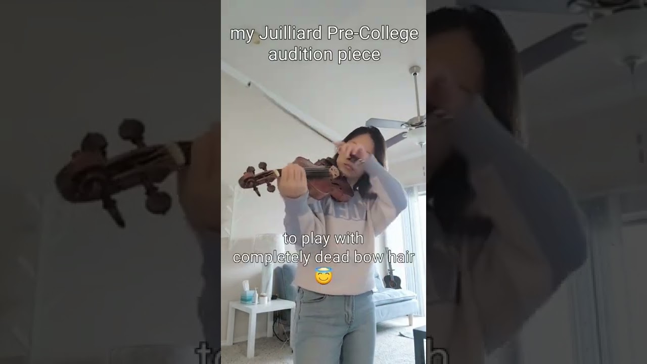 playing my Juilliard Pre-College audition piece after many many years 🎻