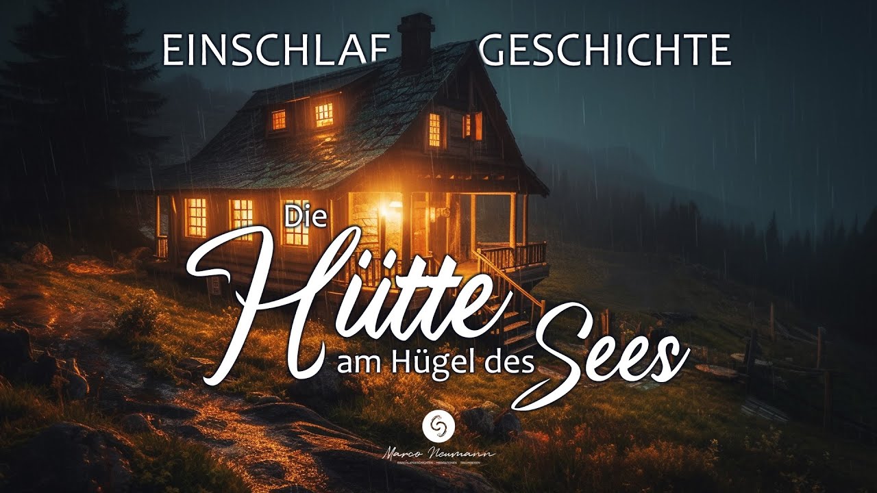 Die Hütte am Hügel des Sees (extralang) - wunderschöne Geschichte zum Einschlafen mit Regenklängen