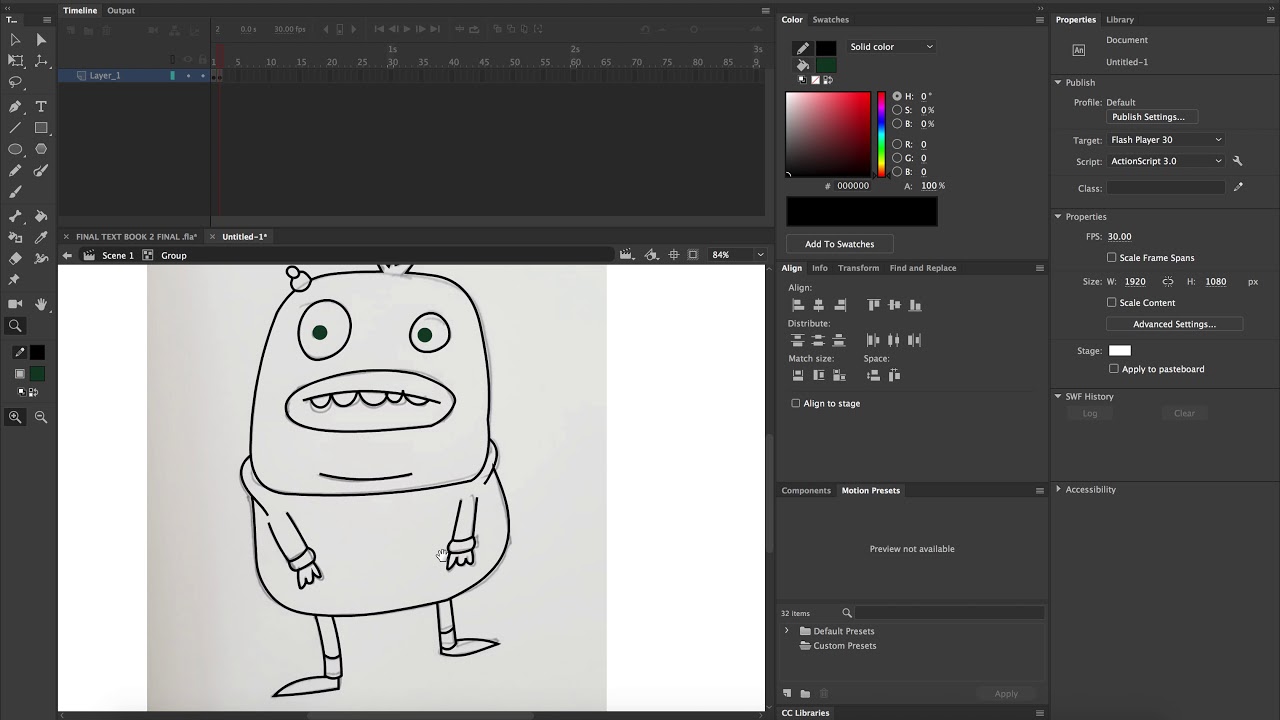 Fastest way to Draw/Trace on Adobe Animate (tutorial)