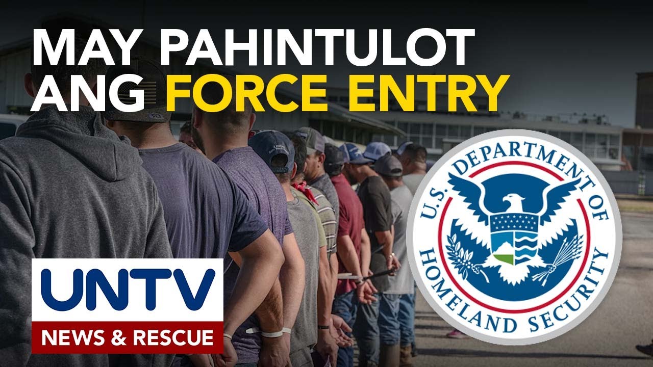 Pwersahang pagpasok ng ICE official sa mga bahay sa Amerika, may pahintulot