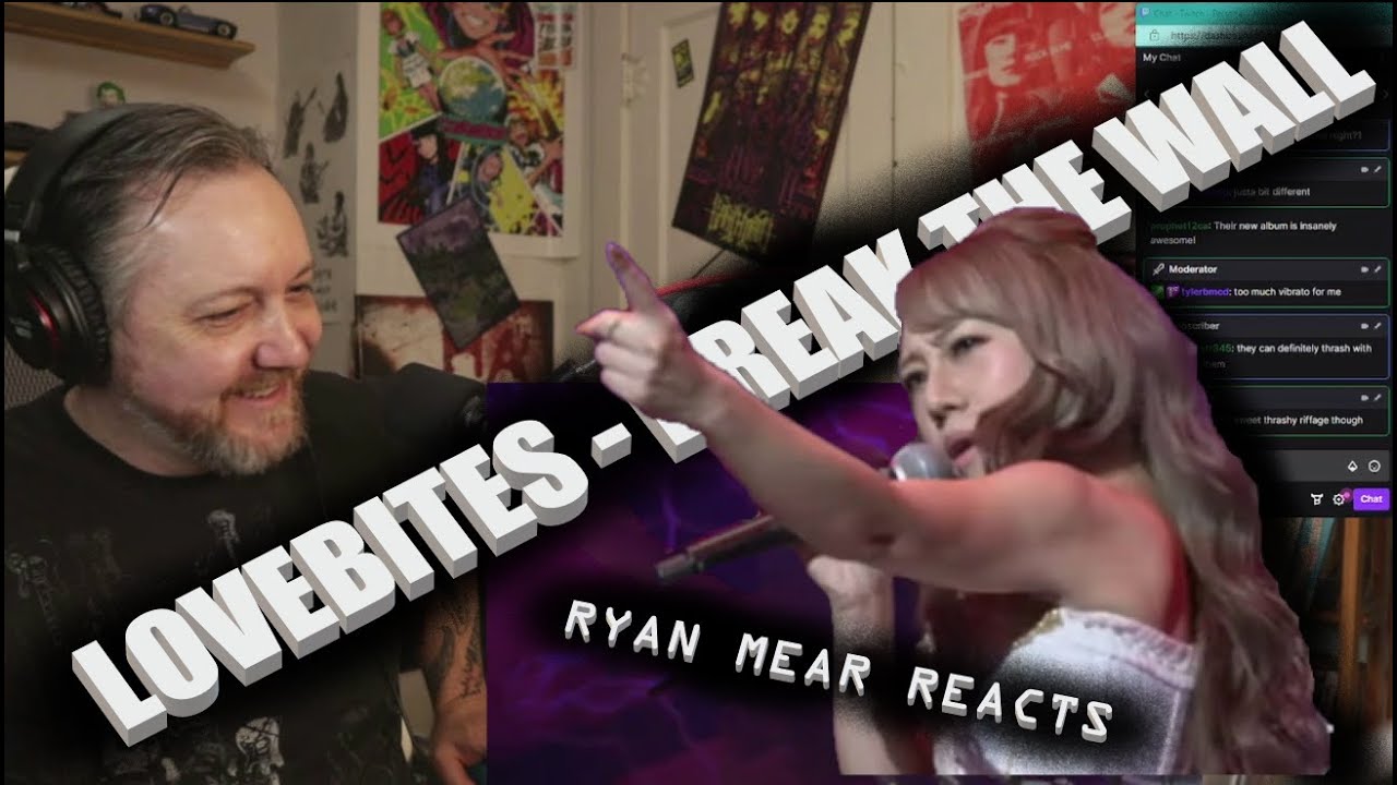 LOVEBITES - BREAK THE WALL - Ryan Mear Reacts
