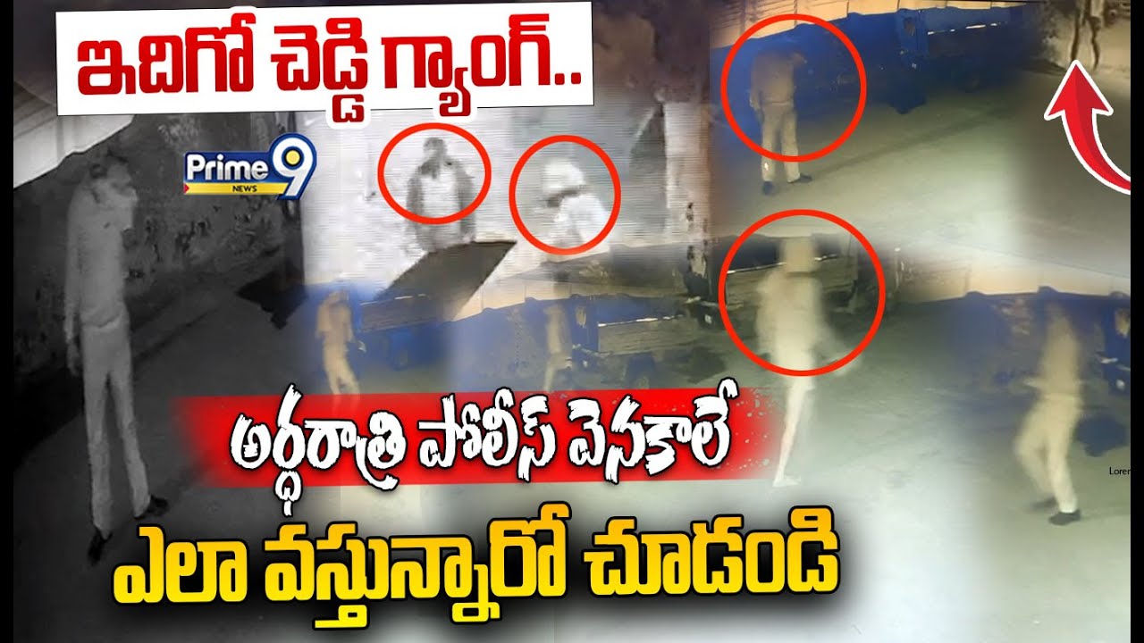 ఇదిగో చెడ్డి గ్యాంగ్..అర్ధరాత్రి పోలీస్ వెనకాలే ఎలా వస్తున్నారో చూడండి😱 | Cheddi Gang Kadapa Visuals