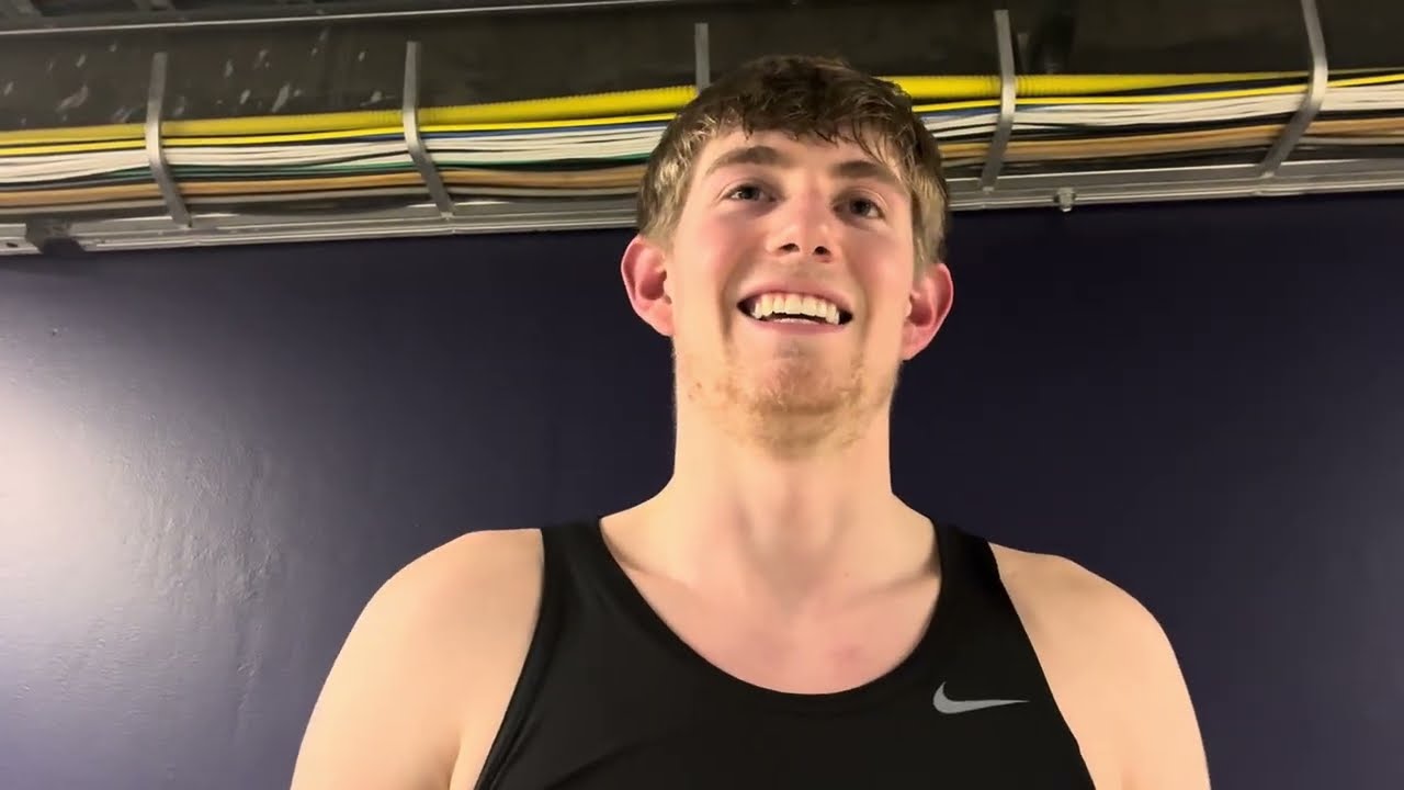 Cooper Koch reacts to Iowa basketball’s win over Washington