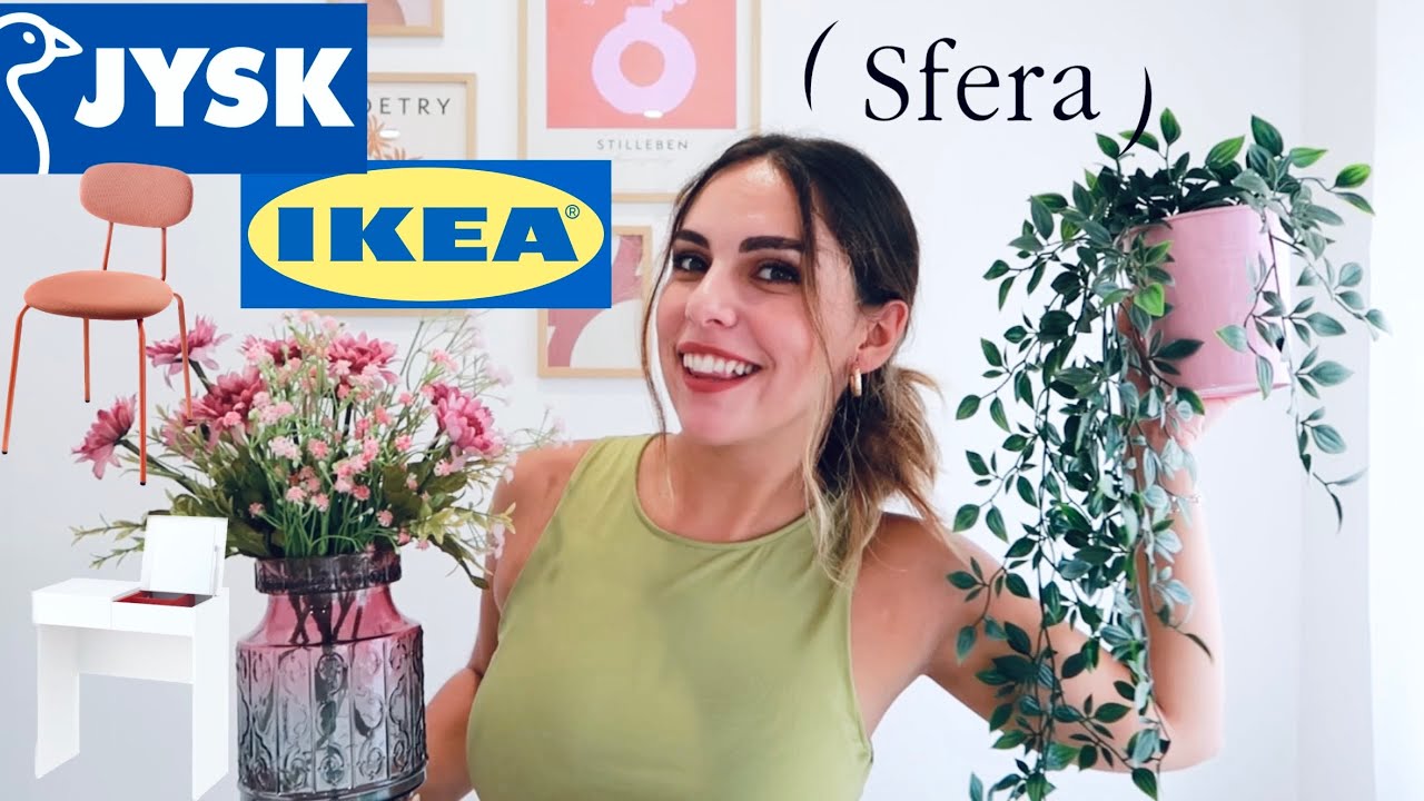 HAUL DECORACIÓN HOGAR: IKEA, JYSK Y ESFERA 🏠🪑