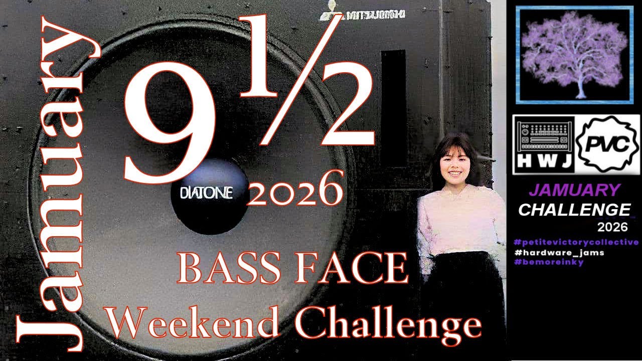 Bass Face: #HWJ Challenge with Moog Grandmother, Matriarch, One and DFAM & Arturia Drumbrute