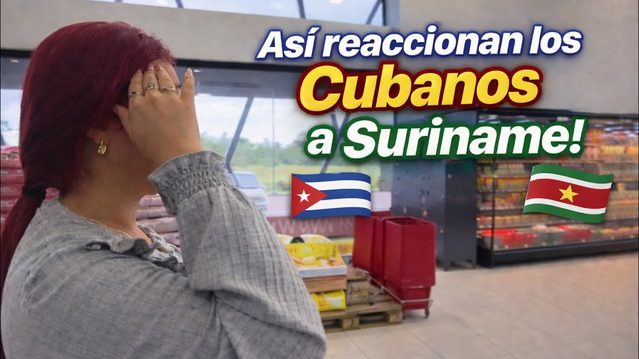 Así Reaccionan los Cubanos al CONOCER SURINAME 🇸🇷 #fypシ゚viral #suriname #viralvideo 