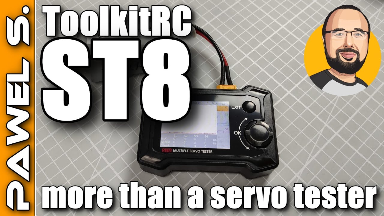 ToolkitRC ST8 — тестер сервоприводов и многое другое