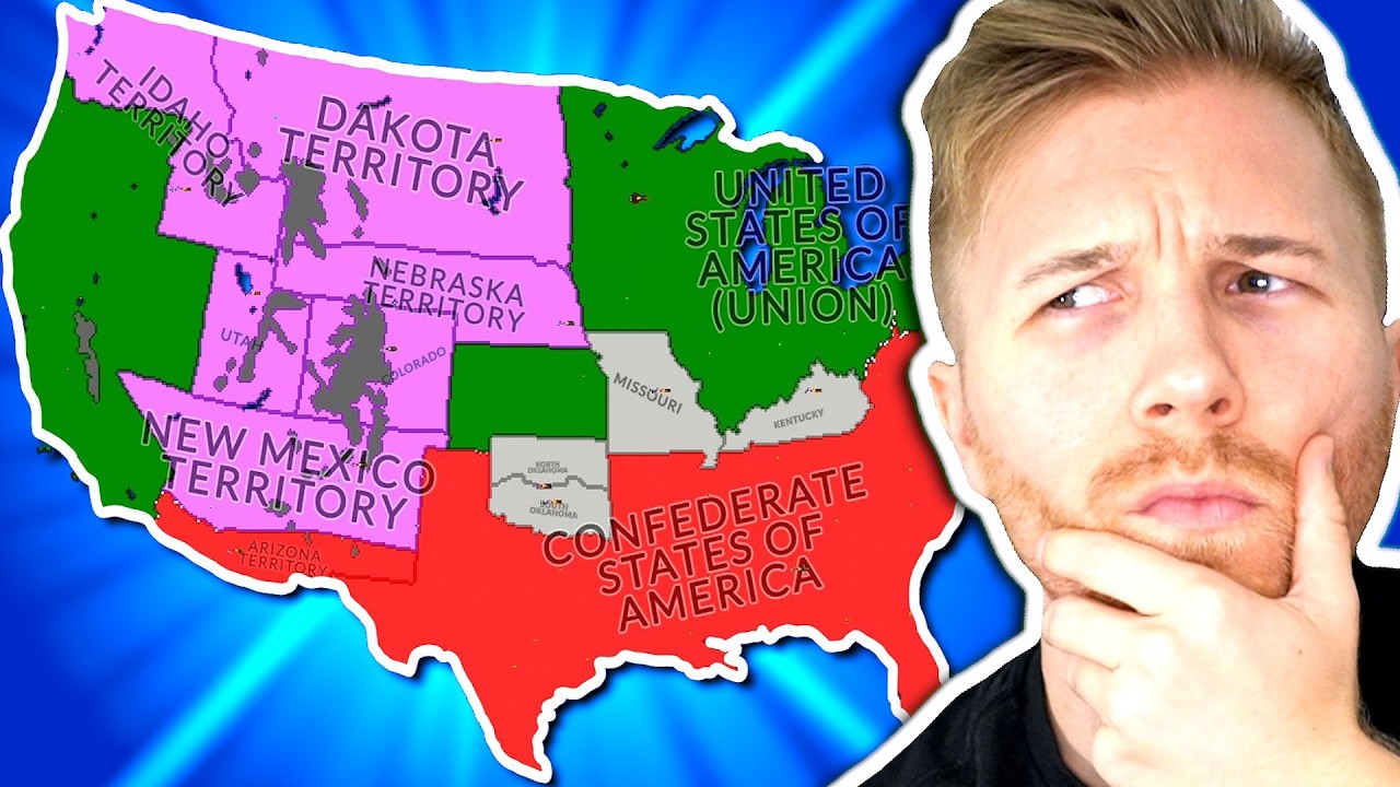 What If America Had ANOTHER Civil War? (World War Simulator)