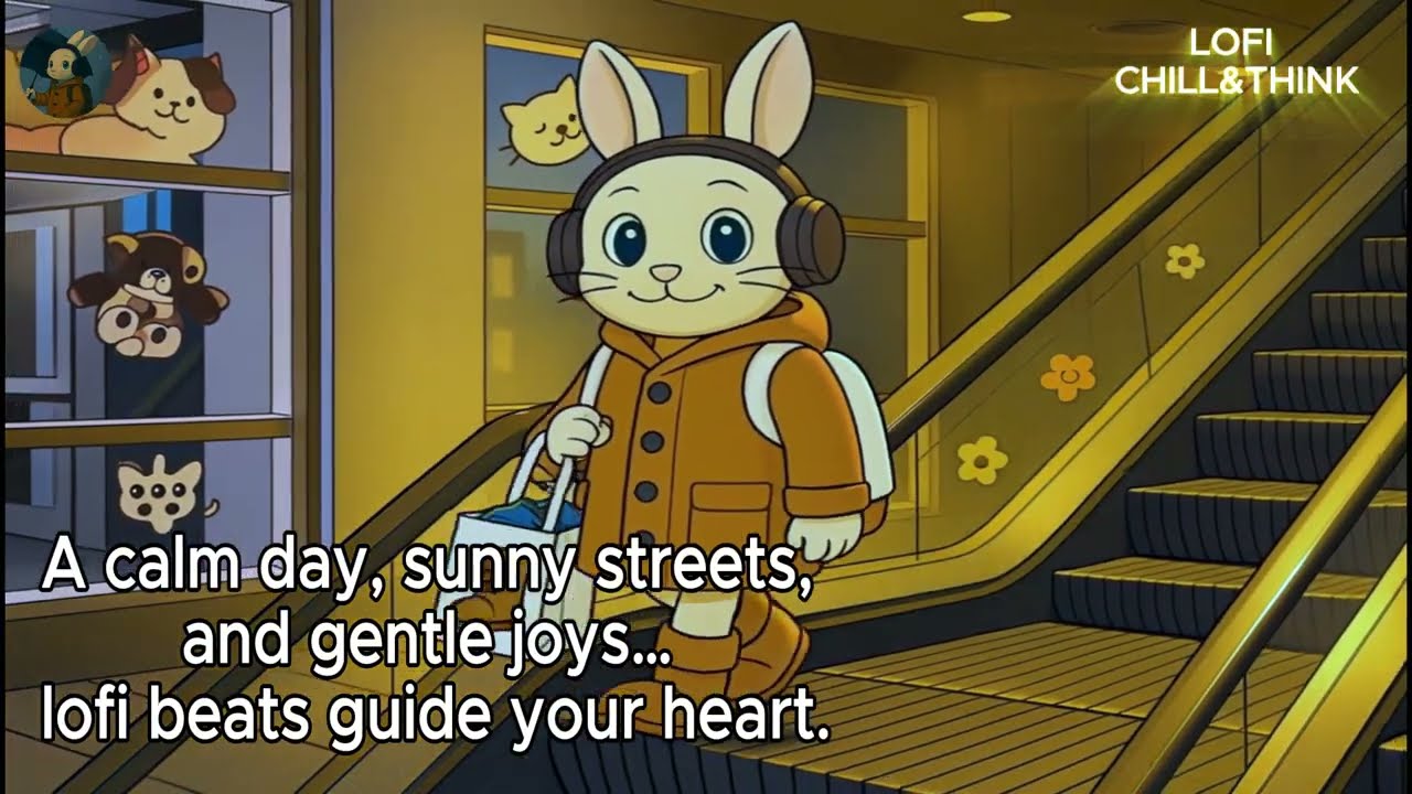 A peaceful day, sunlit streets, simple joys | Lofi Chill & Think