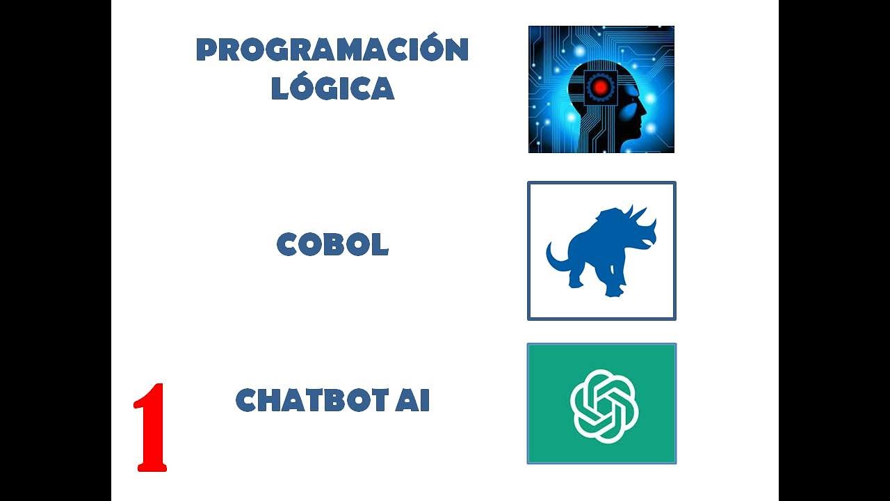1º #cursos #cobol #programación 1ª Clase del  curso de Programación Lógica, COBOL y Chatbot AI