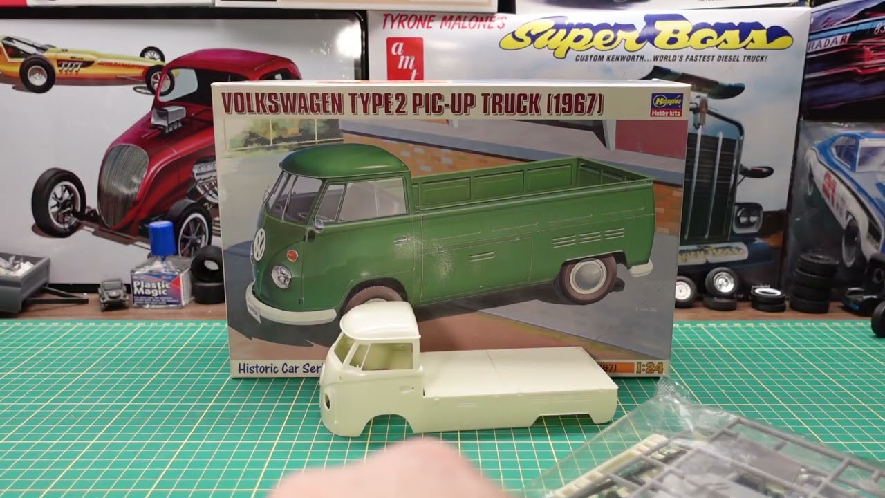 Unboxing the Hasegawa Volkswagen Type2 Pic-Up Truck 1967 #unboxing