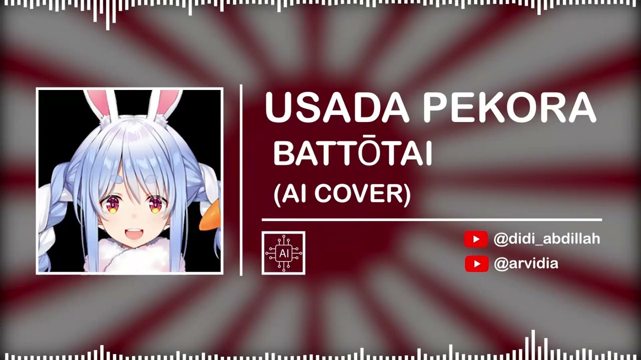 USADA PEKORA - BATTOTAI / 抜刀隊  / IMPERIAL JAPANESE ARMY MARCH SONG || (AI Cover)