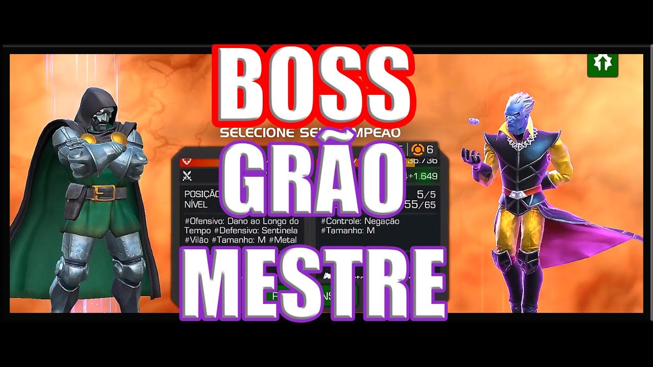 ATO 6.4.6 - Boss - Grão Mestre - Marvel Torneio de Campeões