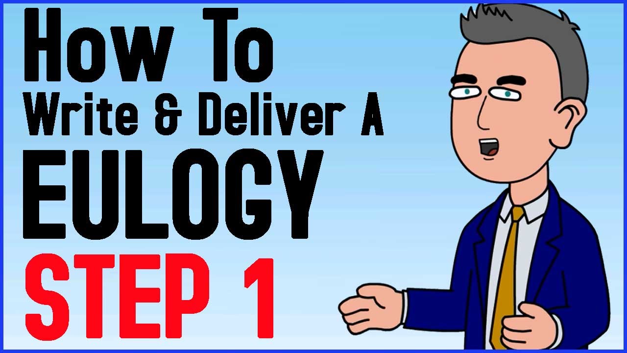 How To Write And Deliver A Eulogy Step 1 of 6 - Funeral Speech - A Moment For Yourself Tutorial
