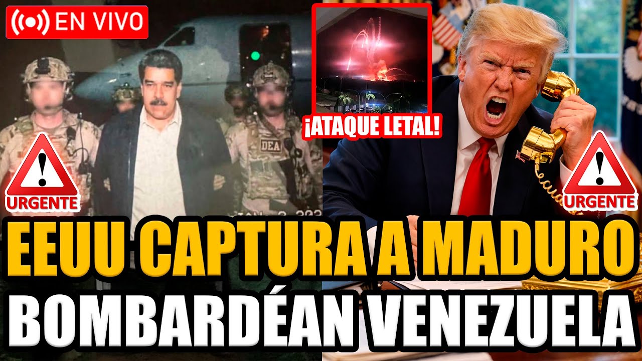🚨EEUU CAPTURA A MADURO EN VIVO Y BOMBARD&Eacute;AN VENEZUELA 🔴COBERTURA ESPECIAL🔴 | FRAN FIJAP
